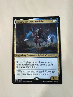 MTG *Commander Legends*: Kwain, Itinerant Meddler - Rare SLEEVED - NM - Image 1