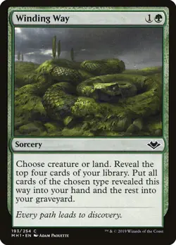 Magic the Gathering (mtg): MH1: Winding Way (x 4) - Image 1