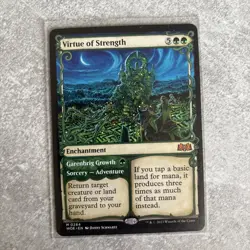 Virtue of Strength - WOE - NM - MTG - Image 1