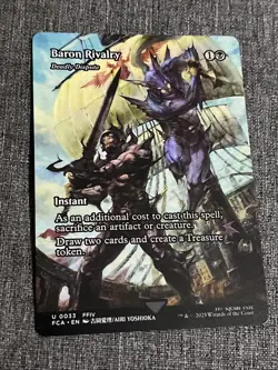 Baron Rivalry 0033 Showcase NON Foil Final Fantasy FCA MTG Magic Deadly Dispute - Image 1
