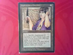 Implements of Sacrifice Fallen Empires #1 - Magic the Gathering Mtg - Artifact - Image 1