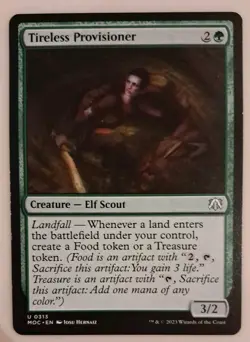 1x TIRELESS PROVISIONER - Modern Horizons - MTG - Magic the Gathering - Image 1