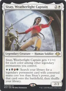 Sisay, Weatherlight Captain R Modern Horizons 29 LP - Image 1