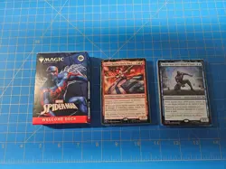 SDCC 2025 Magic The Gather Marvel Spider-Man Blue Welcome Deck - Image 1