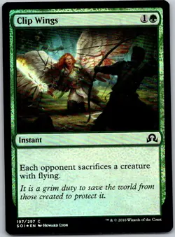 Magic the Gathering Foil Clip Wings Shadows over Innistrad MTG Free Shipping! - Image 1