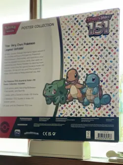 Pokemon 151 Poster Collection Box NEW SEALED three 151 booster packs promo cards - Image 2