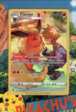 Pokemon TCG Flareon TG01/TG30 Brilliant Stars Trainer Gallery NM/M - Image 1