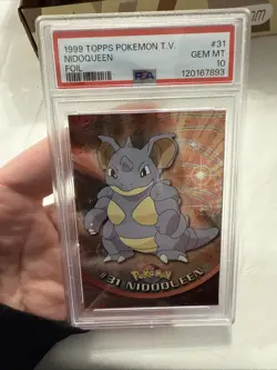 1999 Pokemon Tv Animation Series 1 Nidoqueen #31 PSA 10 - Image 1