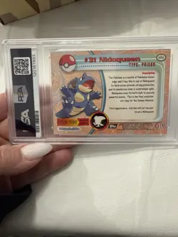 1999 Pokemon Tv Animation Series 1 Nidoqueen #31 PSA 10 - Image 2