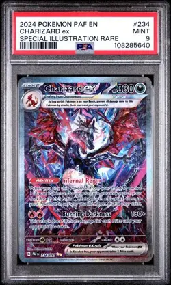 Charizard ex 234/091 Pokemon PSA 9 MINT Paldean Fates Special Illustration Rare - Image 1