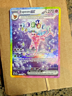 2025 Pokemon Prismatic Evolutions ESPEON EX Special Illustration Rare 155 PSA 10 - Image 3
