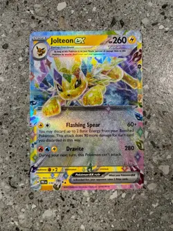 Pokemon TCG Cards Jolteon ex 030/131 Prismatic Evolutions Double Rare MINT - Image 1