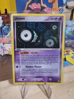 Pokemon Card - Unown (I) Unseen Forces I/28 Holo Rare LP - Image 1