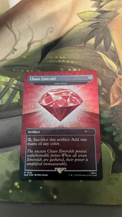 Chaos Emerald (7032) Red - Foil Lotus Petal - Sonic Secret Lair - Magic MTG - Image 2