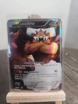 Pokemon TCG Landorus BW Black Star Promos Holo Card BW43 - Image 1