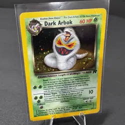 Dark Arbok 2/82 - Team Rocket Holo - Pokemon TCG - Vintage Nintendo WOTC 2000 HP - Image 1