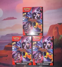 Pokemon TCG Scarlet & Violet Destined Rivals Booster Bundle LOT OF 3 Sealed New - Image 1