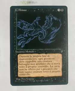 Mtg The Abyss - Italian Legends - Light Play LP - Image 1