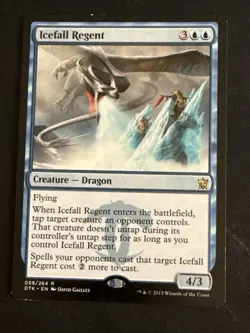 1x Icefall Regent (058) Dragons of Tarkir MP MTG Magic the Gathering x1 MKE - Image 1