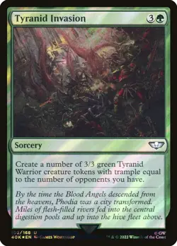 1x Tyranid Invasion (Surge Foil) - NM - Warhammer 40,000 - SPARROW MAGIC - Image 1