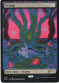 MTG: Secret Lair Drop Series: Swamp (384) : Lightly Played Condition - Image 1