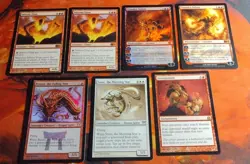 MTG Bulk Lot x7 Cards Modern EDH Commander Chandra Inferno Titan Yosei PL NM - Image 1