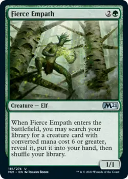 4x Fierce Empath MTG Core Set 2021 (M21) NM Magic Regular - Image 1