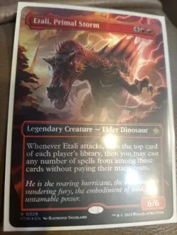 [1x] Etali, Primal Storm - Foil - Borderless Near Mint, English Foundations Sing - Image 1