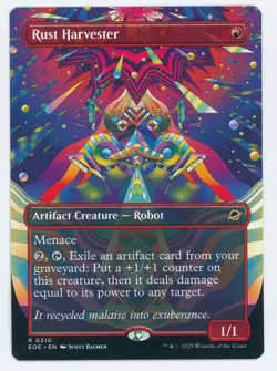 Rust Harvester Borderless Foil 0310 EOE NM/MT [Edge of Eternities:MTG] - Image 1
