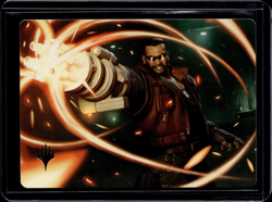 Barret Wallace - 8 - Gold Stamp - Art Card - FIN - NM - MTG Magic the Gathering - Image 1