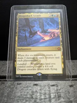 Magic The Gathering - Dragonback Assault - NM - Takir Dragonstorm - Mythic - 204 - Image 1