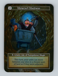 FOIL Minecart Madness - Beta - Sorcery Contested Realm - NM - Exceptional - Image 1