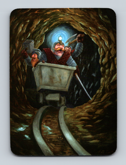FOIL Minecart Madness - Beta - Sorcery Contested Realm - NM - Exceptional - Image 2