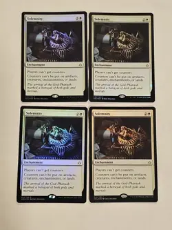 Mtg Nm Foil X4 Solemnity Hour of Devastation Foil - Image 1