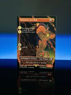 Summon: G.F. Ifrit #0369 FIN (Borderless) (FOIL) - MTG Final Fantasy ✨ - Image 1