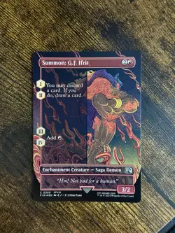 Summon: G.F. Ifrit #0369 FIN (Borderless) (FOIL) - MTG Final Fantasy ✨ - Image 3