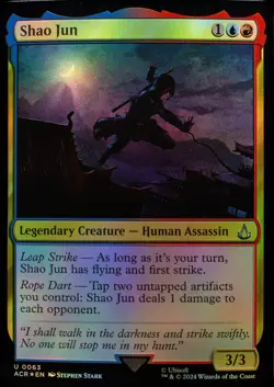 MTG - Assassin’s Creed - Shao Jun - Foil - Image 1