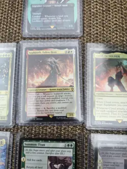 Magic The Gathering Final Fantasy Mythic And Rare Card Lot. - Image 3