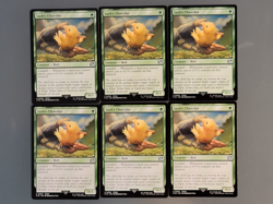 Lot of 6x Sazh's Chocobo U0200 Non Foil Final Fantasy MTG. NM. Never Played - Image 1