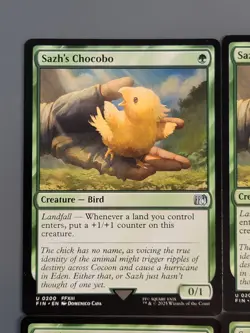 Lot of 6x Sazh's Chocobo U0200 Non Foil Final Fantasy MTG. NM. Never Played - Image 2