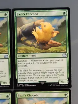 Lot of 6x Sazh's Chocobo U0200 Non Foil Final Fantasy MTG. NM. Never Played - Image 4