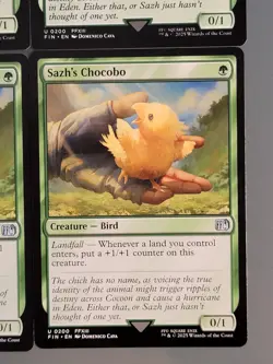 Lot of 6x Sazh's Chocobo U0200 Non Foil Final Fantasy MTG. NM. Never Played - Image 5