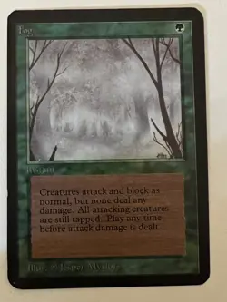 Magic the Gathering MTG Alpha Fog MP+ (Beta Bob) - Image 1