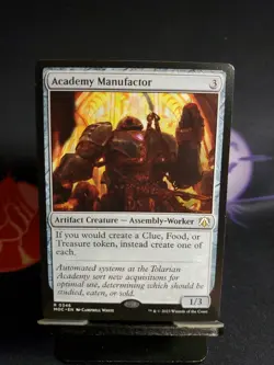 Academy Manufactor Commander: March of the Machine Regular MOC 346 Rare - Image 1