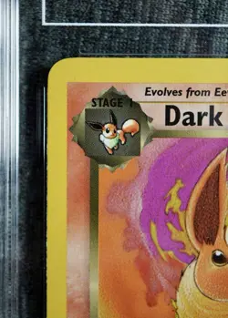 2000 Pokemon 1st Edition Dark Flareon - Team Rocket 35/82 - TAG 9 Mint WOTC - Image 2