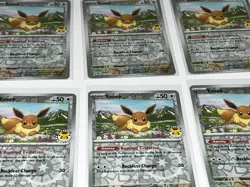 Eevee Pokemon Day 2025 Reverse Cosmos Holo 074/131 Lot Of 6 Cards NM - Image 4