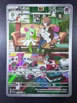 Kirlia - 212/198 - Pokemon Scarlet Violet Base Illustration Rare NM - Image 1