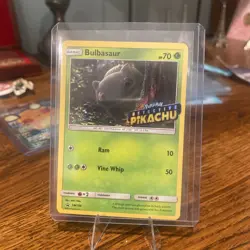 Pokemon TCG - Bulbasaur SM198 Holo Detective Pikachu Promo - Image 1