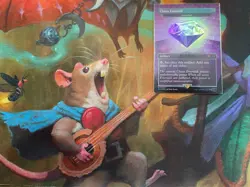 Chaos Emerald (7034) Purple - Foil Lotus Petal - Sonic Secret Lair - Magic MTG - Image 1