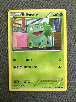Pokemon - Bulbasaur 1/108 Common Black & White Dark Explorers - LP - Image 1